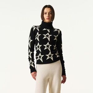 Perfect Moment 100% Merino Wool Star Dust Sweater Knit